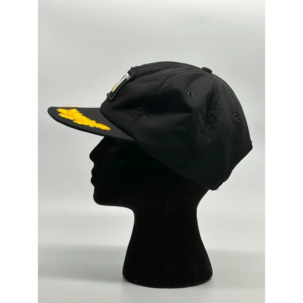 Vtg 80s CAT  CATERPILLAR‎ Puffy Trucker Patch Snap Back Tonkin USA